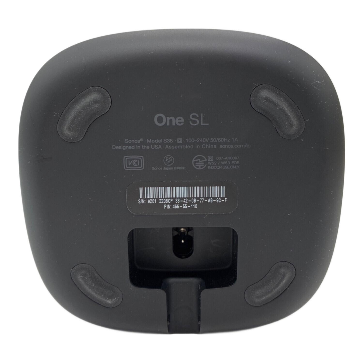 SONOS (ソノス) スマートスピーカー(AIスピーカー) ブラック One