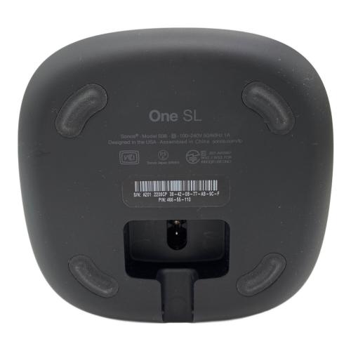 SONOS (ソノス) スマートスピーカー(AIスピーカー) ブラック One SL S38