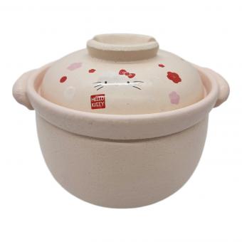 サンリオ ハローキティ 萬古焼 ふっくらごはんも炊けるお鍋
