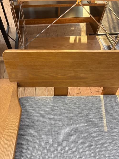 UNICO (ウニコ) 2人掛けソファー ナチュラル×グレー KIRP covering sofa 2S