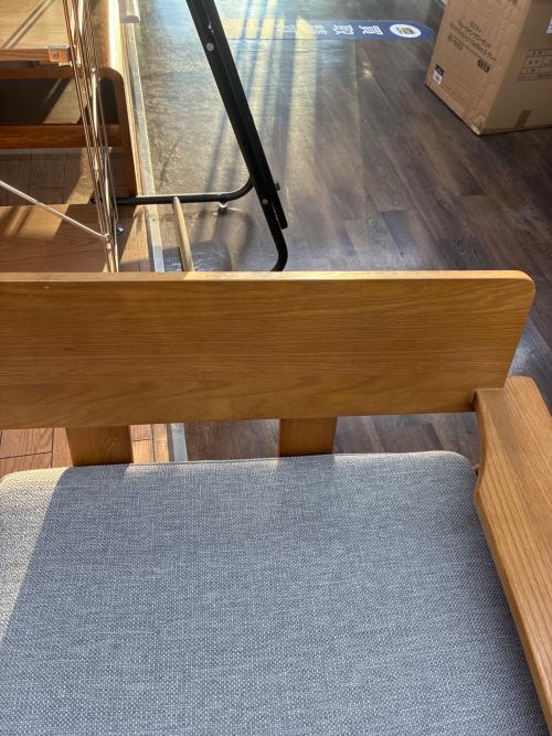 UNICO (ウニコ) 2人掛けソファー ナチュラル×グレー KIRP covering sofa 2S