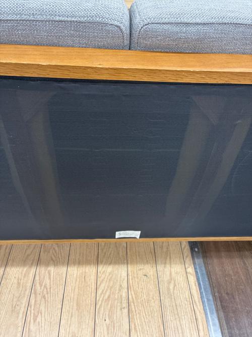 UNICO (ウニコ) 2人掛けソファー ナチュラル×グレー KIRP covering sofa 2S