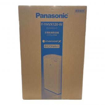 Panasonic (パナソニック) ハイブリッド方式 衣類乾燥除湿機 F-YHVX120-W クリスタルホワイト