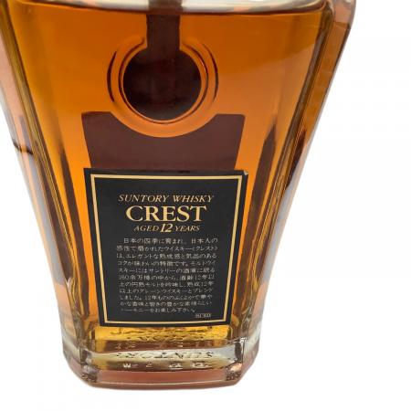 サントリー クレスト 12年 ウィスキー 750ml｜トレファクONLINE