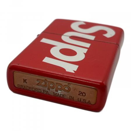 SUPREME (シュプリーム) Logo Zippo Red 2020年製｜トレファクONLINE