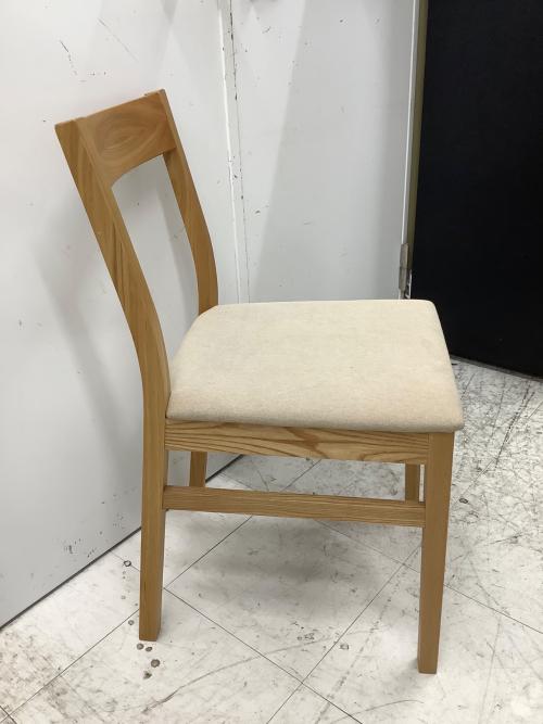 無印良品 (ムジルシリョウヒン) ダイニングチェアー 222 ナチュラル×アイボリー
