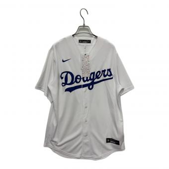 ロサンゼルス・ドジャース ベースボールシャツ メンズ SIZE M ホワイト