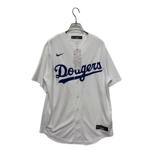 ロサンゼルス・ドジャース ベースボールシャツ メンズ SIZE M ホワイト