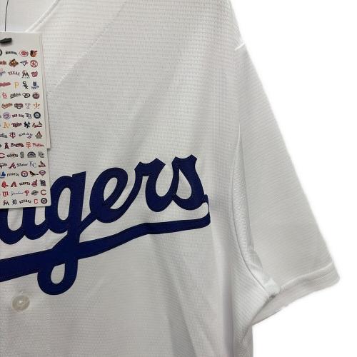 ロサンゼルス・ドジャース ベースボールシャツ メンズ SIZE M ホワイト