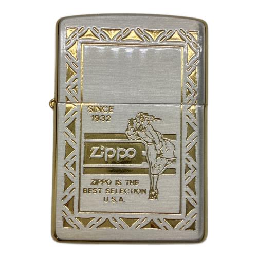 ZIPPO 2000年製 ウインディ / サイドゴールド仕上げ