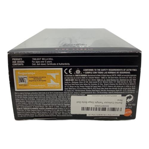 Mattel (マテル) トワライトピンクレーベルバービーコレクター ベラ ドール バービー人形 R4162