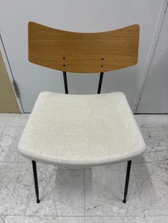 SQUARE ROOTS (スクエアルーツ) イス SOLI CHAIR RAW OAK / BEIGE FABRIC ベージュ×アイボリー
