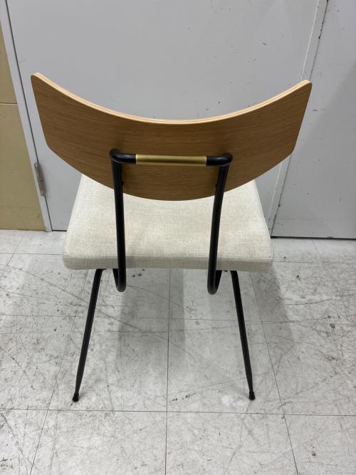 SQUARE ROOTS (スクエアルーツ) イス SOLI CHAIR RAW OAK / BEIGE FABRIC ベージュ×アイボリー