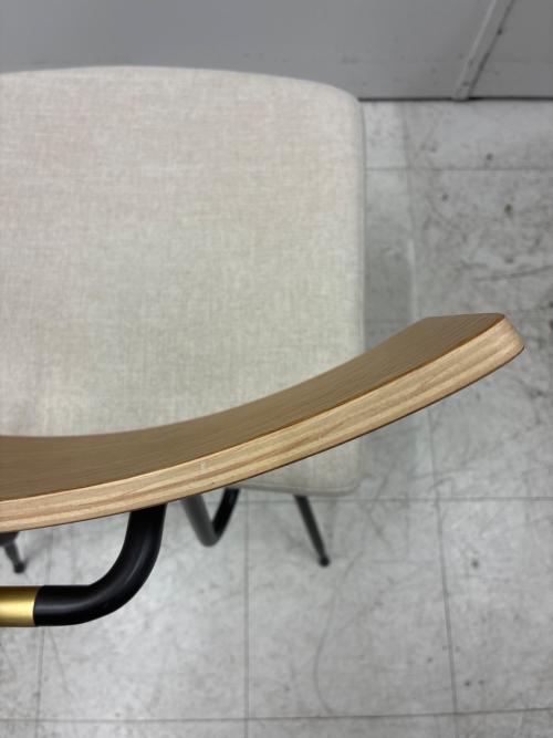 SQUARE ROOTS (スクエアルーツ) イス SOLI CHAIR RAW OAK / BEIGE FABRIC ベージュ×アイボリー