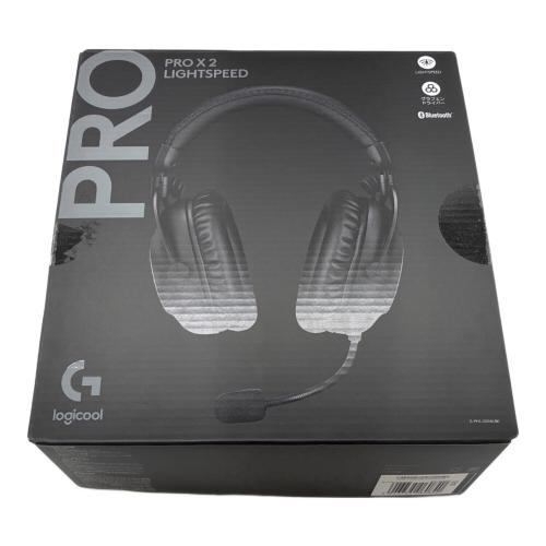 LOGICOOL (ロジクール) PRO X 2 LIGHTSPEED ワイヤレス ゲーミングヘッドセット ゲーミングヘッドセット G-PHS-005WLBK