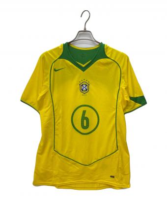 ブラジル代表 (ブラジル代表) NIKE (ナイキ) ブラジル代表 ロベルトカルロス【6】サッカーユニフォーム サイズ:M