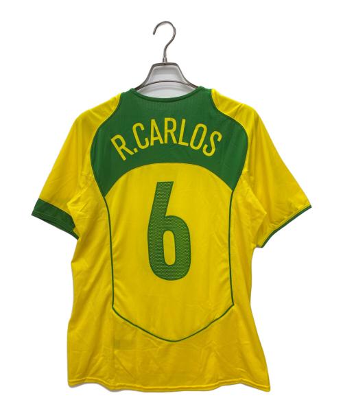 ブラジル代表 (ブラジル代表) NIKE (ナイキ) ブラジル代表 ロベルトカルロス【6】サッカーユニフォーム サイズ:M
