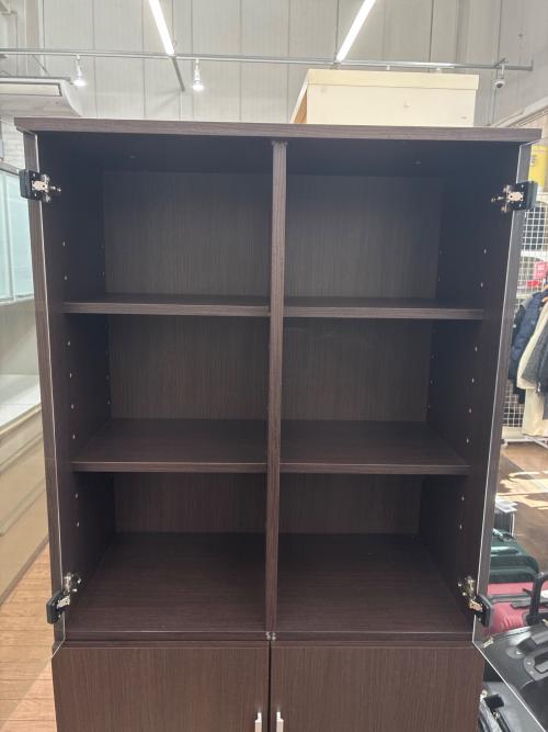 小島工芸 (コジマコウゲイ) 書棚 C1B-80H ブラウン