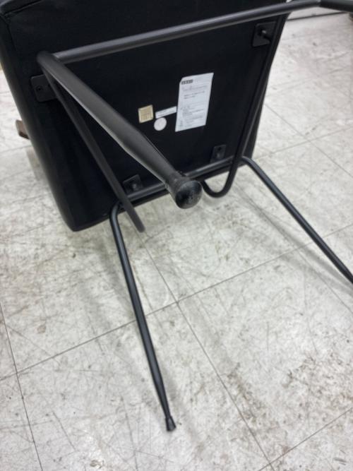 SQUARE ROOTS (スクエアルーツ) イス ブラック×ダークブラウン SOLI CHAIR SEARED OAK / BK LEATHER