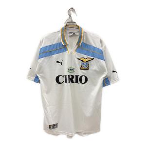 PUMA (プーマ) サッカーユニフォーム ヴィンテージ 古着 90s-00s メンズ SIZE L ホワイト×ブルー
