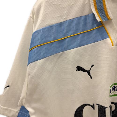 PUMA (プーマ) サッカーユニフォーム ヴィンテージ 古着 90s-00s メンズ SIZE L ホワイト×ブルー