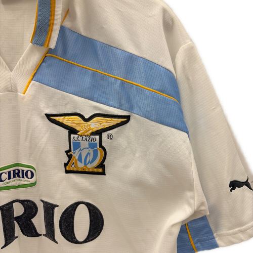 PUMA (プーマ) サッカーユニフォーム ヴィンテージ 古着 90s-00s メンズ SIZE L ホワイト×ブルー