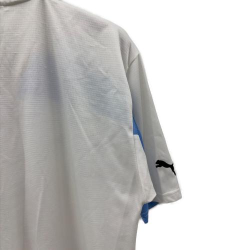 PUMA (プーマ) サッカーユニフォーム ヴィンテージ 古着 90s-00s メンズ SIZE L ホワイト×ブルー