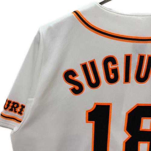 adidas (アディダス) 読売ジャイアンツ ユニフォーム #18 ゲームシャツ 杉内俊哉 メンズ SIZE XL ホワイト×オレンジ