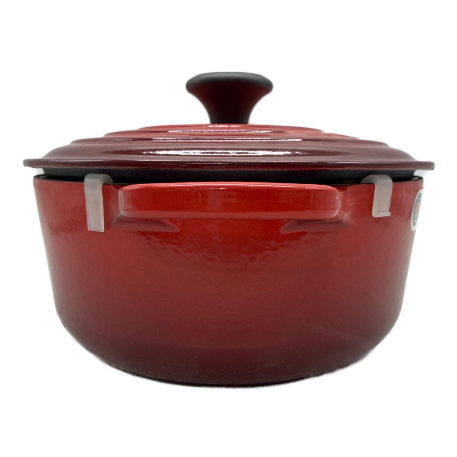LE CREUSET (ルクルーゼ) ホーロー両手鍋 20cm ココット・ロンド