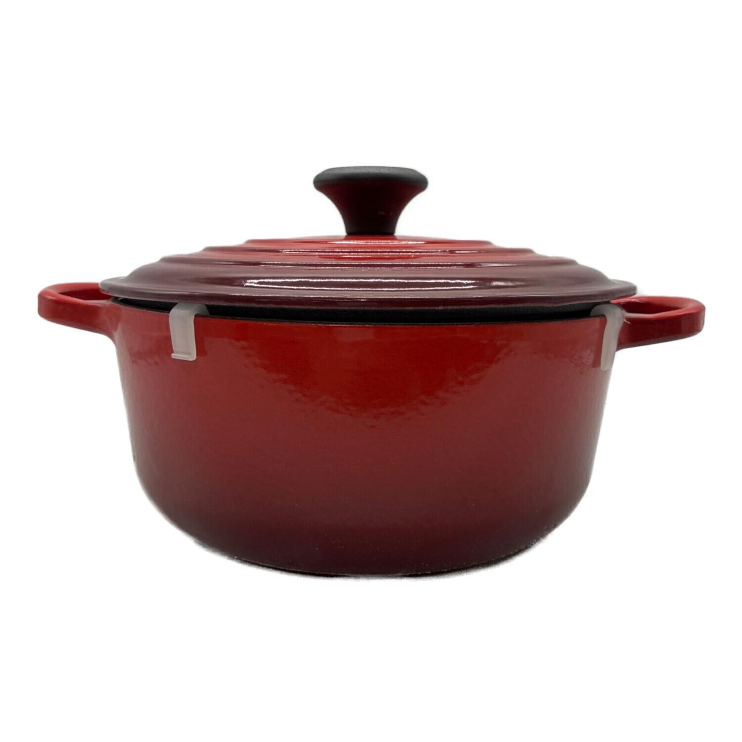 LE CREUSET (ルクルーゼ) ホーロー両手鍋 20cm ココット・ロンド