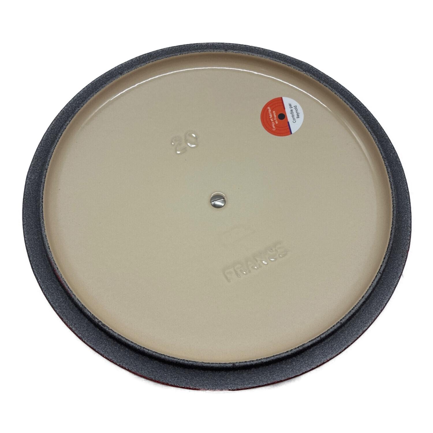 LE CREUSET (ルクルーゼ) ホーロー両手鍋 20cm ココット・ロンド