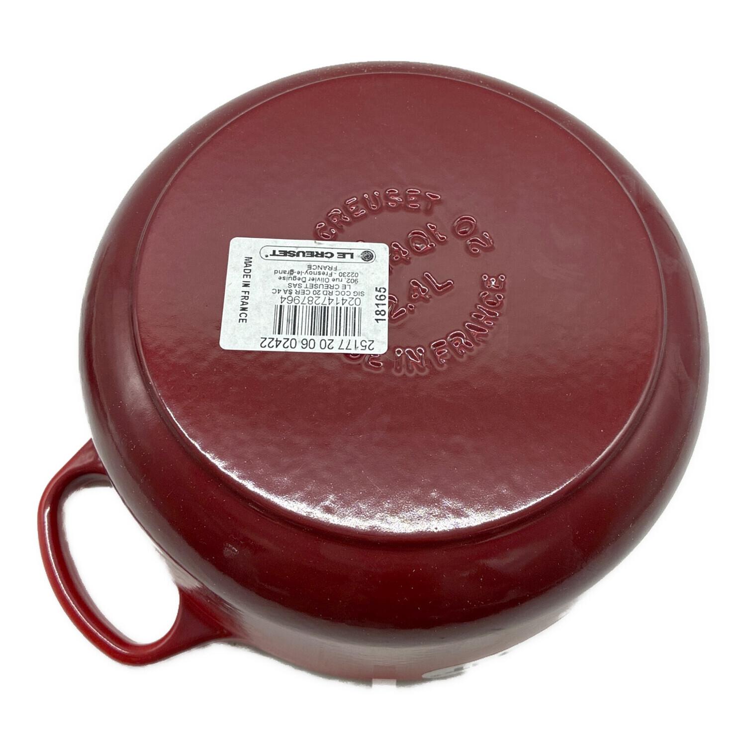 LE CREUSET (ルクルーゼ) ホーロー両手鍋 20cm ココット・ロンド