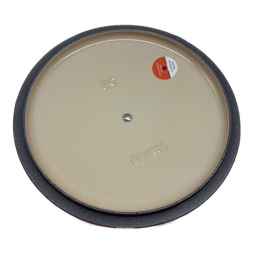 LE CREUSET (ルクルーゼ) ホーロー両手鍋 20cm ココット・ロンド レッド ココット・ロンド