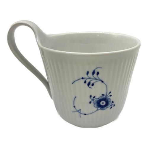 ROYAL COPENHAGEN (ロイヤル・コペンハーゲン) マグカップ アルファベット ブルーフルーテッド・プレイン　ハイハンドル