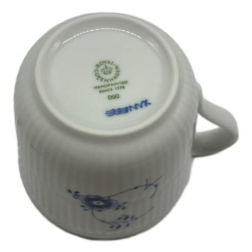 ROYAL COPENHAGEN (ロイヤル・コペンハーゲン) マグカップ アルファベット ブルーフルーテッド・プレイン　ハイハンドル