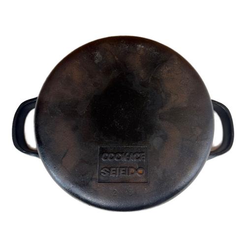 南部鉄器 (ナンブテッキ) 鍋 SEIEIDO ブラック cook ace