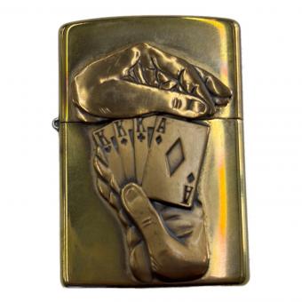ZIPPO (ジッポ) オイルライター 1997年 トリックトランプ ※ホイール回らない
