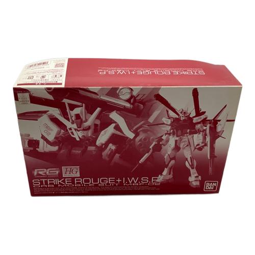 プラモデル 1/144 RG MBF-02 ストライクルージュ+HG I.W.S.P. 「機動戦士ガンダムSEED MSV」 ホビーオンラインショップ限定 プラモデル