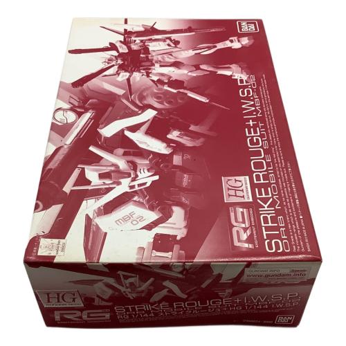 プラモデル 1/144 RG MBF-02 ストライクルージュ+HG I.W.S.P. 「機動戦士ガンダムSEED MSV」 ホビーオンラインショップ限定 プラモデル