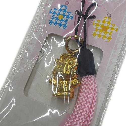 サンリオグッズ 当時物　メタルマスコット付きストラップ