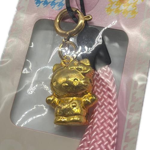 サンリオグッズ 当時物　メタルマスコット付きストラップ