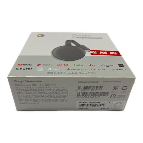 google (グーグル) Chromecast GA00439-JP / Chromecast（第3世代）