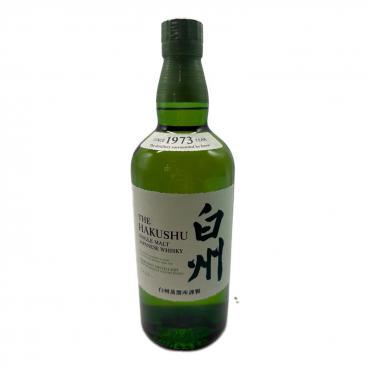 白州 ノンエイジ 700ml 新品未開封　イエローグリーン サントリー 白州 ウィスキー ノンエイジ 700ml｜トレファクONLINE