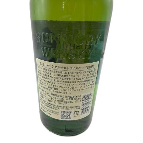 サントリー 白州 ウィスキー ノンエイジ 700ml