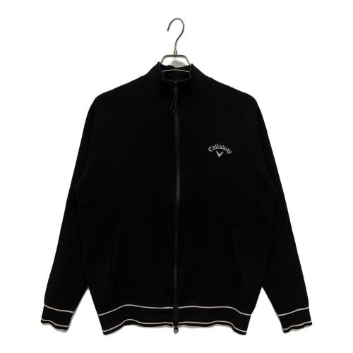Callaway (キャロウェイ) ゴルフウェア(トップス) H22218103 2022年モデル / ニットブルゾン メンズ SIZE L ブラック