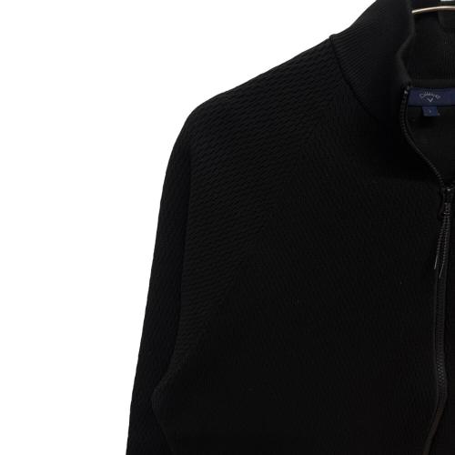 Callaway (キャロウェイ) ゴルフウェア(トップス) H22218103 2022年モデル / ニットブルゾン メンズ SIZE L ブラック
