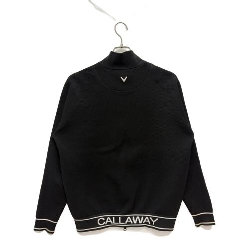 Callaway (キャロウェイ) ゴルフウェア(トップス) H22218103 2022年モデル / ニットブルゾン メンズ SIZE L ブラック