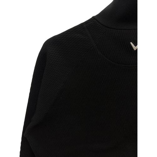 Callaway (キャロウェイ) ゴルフウェア(トップス) H22218103 2022年モデル / ニットブルゾン メンズ SIZE L ブラック