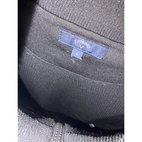 Callaway (キャロウェイ) ゴルフウェア(トップス) H22218103 2022年モデル / ニットブルゾン メンズ SIZE L ブラック