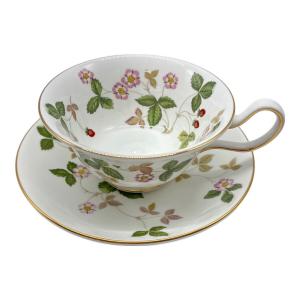 Wedgwood (ウェッジウッド) ティーカップ&ソーサー ワイルド ストロベリー ティーカップ&ソーサー (ピオニー)